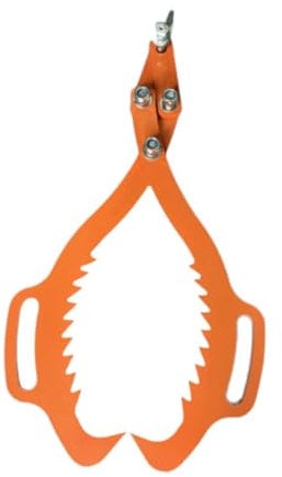 KESOTO Holzzange Zum Ziehen von Holzstämmen, Robuster Legierter Stahl, Strapazierfähig, Holzklauenhaken Holzgreifer für, 25 Inch