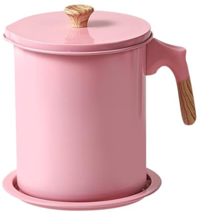 Stainless Steel Shot - Grease Separator Pot, Oil Keeper Container, Spit Storage | 1.4 Litre Frying Fat, Kitchen Waste, Drip Trap