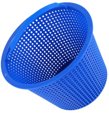 WEKADRIN Panier Filtrant en Plastique pour Piscine Accessoire De Piscine Bleu Plat Filtration des Débris Et Cheveux Réutilisable Et Solide pour Entretien
