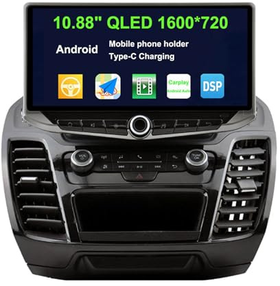 10.88-inch QLED Car Radio Stereo, for Ford Transit Connect Tourneo 2018 2019 2020 2021, Bluetooth, CarPlay, GPS Navigation (WT30 8 Core 4+64GB)