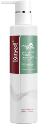 Karseell Leave-In Conditioner für Trockenes und Strapaziertes Haar | Anti-Frizz Haarcreme ohne Ausspülen, Repair Pflege mit Protein, 150 ml