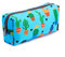 Cactus Pencil Case Canvas Pen Bag Pouch Stationary Case Makeup Cosmetic Bag (Cactus)