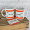 Personalised Retirement Gift - Life Begins at Retirement Train Ticket Print Mug