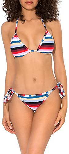 Smart & Sexy Conjunto de Bikini de Cadena para Mujer - Multi - Medium