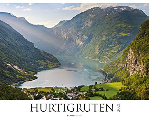 Hurtigruten 2021 - Bild-Kalender XXL 60x50 cm - Norwegen - Landschaftskalender - Natur-Kalender - Wand-Kalender - Alpha Edition
