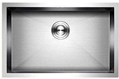 MHBGX Lavello da Cucina Vaschetta Singola, Lavabo da Incasso con Contenitore Di Drenaggio Profondità R10 220 Mm