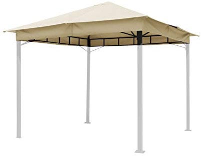 Ersatzdach 3x3 m für Sunset Classic ca. 180 g/m² Champagner