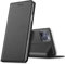 Verco Handyhülle für iPhone 14 Pro Max, Premium Handy Flip Cover für Apple iPhone 14 Pro Max Hülle 6.7 Zoll [integr. Magnet] Book Case PU Leder Tasche, Schwarz