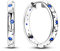 NARMO Hoop Ohrringe für Frauen - 925 Sterling Silber Mond Ohrringe Runde für Frauen