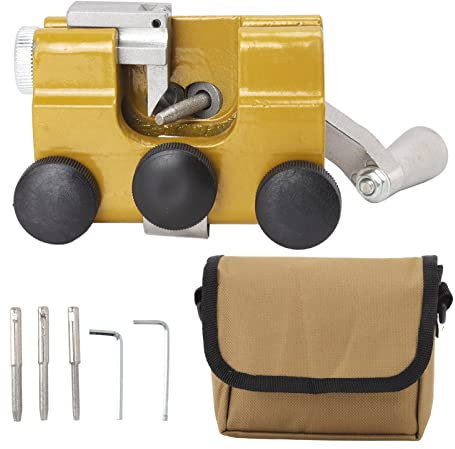 Pssopp Chainsaw Sharpener Chainsaw Chain Sharpening Jig Hand Cranks Saw Chains Sharpener for All Kinds Chain Saws and Electric Saws