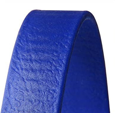 MJH BioThane Fahrleine Kutschzügel 7m u. 16mm breit vernäht schwarz Pony Einspänner (blau)
