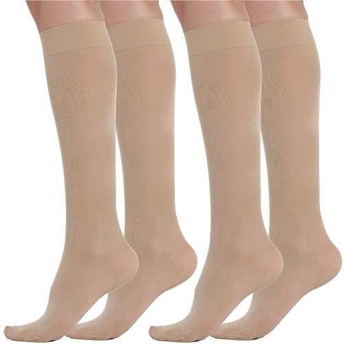 BeOnTop Gambaletti Compressione Graduata Donna 140 Denari 2 Pz - 22-23 mmHg Comfort Support Line by Gambetti - Made in Italy