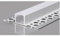 2m LED Alu Profil Unterputz Rigips Trockenbau Schiene Kanalprofil mit Milchglas Abdeckung Kanal System für LED-Streifen Profil H-8