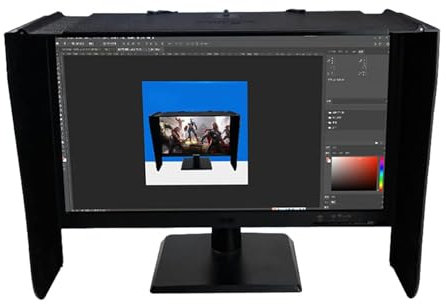 MObyat Laptop-Sonnenschutz, Faltbarer, Blendfreier Laptop-Sonnenschutz, Einzigartige Abdeckung, Die Privatsphäre Und Schutz Bietet, Passend Für Praktisch Alle 17-Zoll- Bis 27-Zoll-Laptops
