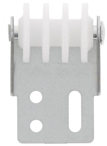 cyclingcolors Guide de tablier acier de volet roulant avec roue en PVC à visser épaisseur 24mm entraxe 14mm Store Fenêtre Enroulement Déroulement Coffre Menuiserie