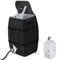 Outdoor Heater Cover,16.9x15x21.3Inch Waterproof Patio Heater Folding Adjustable Portable Hot Tub Pumps Cover with Handle Strap Black
