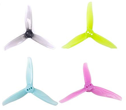 24 Teile / 12 Paare 3016 Propeller 1,5m Loch 3 Zoll 3-Blade CW CCW FPV Propeller Mini Requisiten für 3 Zoll FPV Racing Drohne Propellerblätter (Color : 12 Pairs Mixed Color)