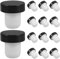iplusmile Wine Bottle Silicone Stoppers: 24 pcs Reusable Silicone T-Shaped Stopper for Wine Bottles Beer Craft - Keeping Fresh and Secure,30X19.3mm