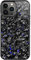 Forged Carbon Fiber Phone Case, No Magnetic Attachment No Wireless Charging, for Iphone 16 15 14 13 12 Pro Max (13,Blue)