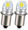 Ruiandsion P13.5S Ampoule LED 6V Non-polarité 3030 2SMD Chip 6000K Blanche 200LM Remplacement d'ampoule LED pour projecteurs de phares, lampes de poche, torche lumineuse Paquet de 2