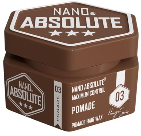 Nano Absolute Aqua Hair Wax 140ml | Haarwachs | Haar Styling Wachs | Haargel | Gel Wax | haar wax herren | barbershop Hair Styling (140ml, 03- Pomade)