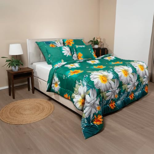 Zelesta Wonderbed Light waschbare Premium Bettdecke- (Spring Flowers, 240x200)
