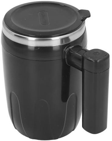 Autonomous Coffee Cup, Electric Self Simulation Cup Traveling (Black)