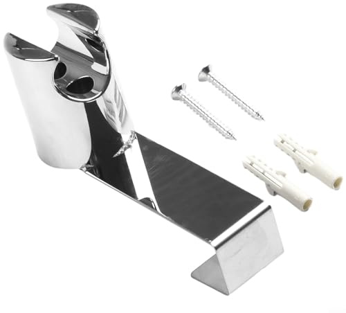 Honseadek Bidet-Sprühhalter aus Edelstahl und Kunststoff, Wandhalterung, Haken für Toilette, Shattaf oder Handbrause, gebürstetes Nickel-Finish, Badezimmer-Zubehör, einfach