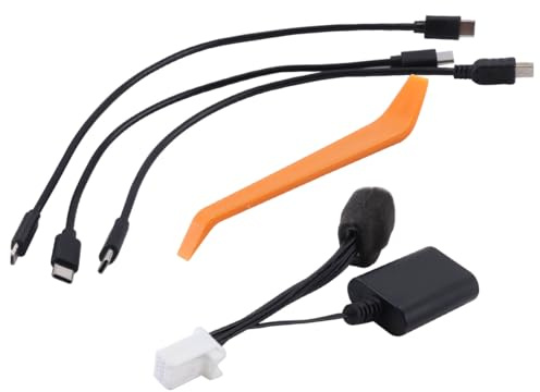Riven Dash Cam Power Adapter 10 Pin, GPS Radar Spiegel Kamera Dash Cam Adapter, verbindet mit Rückspiegel
