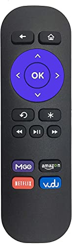 Smartby New Replaced Infrared Remote Control for Roku 1, Roku 2, Roku 3, Roku 4 (HD, LT, XS, XD) Streaming Player, DO NOT Support Roku Stick or Roku TV