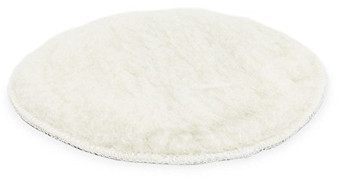 BITUXX® 180mm Polierpad Wollpad Polierfell Wollpuffer für Autopoliermaschinen (1x)