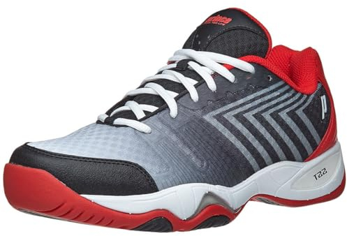 Prince T22 Lite Bk/Wh/Rd Men's Shoe 11.0 Black/White/Red