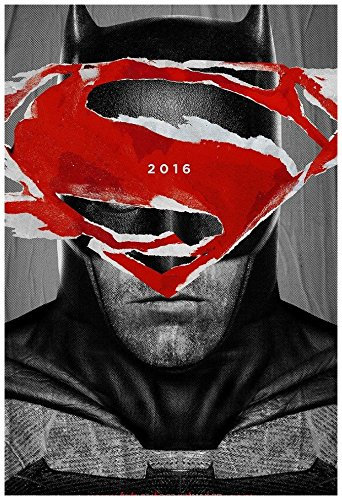 Batman v Superman Filmplakat, Motiv: der Morgenmann, 53 x 40 cm, gerollt