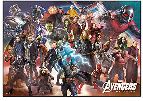 Grupo Erik Marvel Avengers: Endgame Desk Mat | 13.5 x 19.5 inches - 34.5 x 49.5 cm Desk Pad, Desk Decor, Desk Protector Mat | Cute Stationary, Back to School Supplies, Kids Desk Accessories