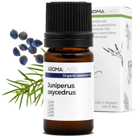 BIO - CADE Essential Oil - 5mL - 100% Pure, Natural, Chemotyped and AB Certified - AROMA LABS (French Brand)