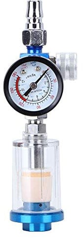 1/4 Air Hose Water Filter Air Compressor Water Trap Pressure Gauge for Spray Painting Gun Compressor Air Tools