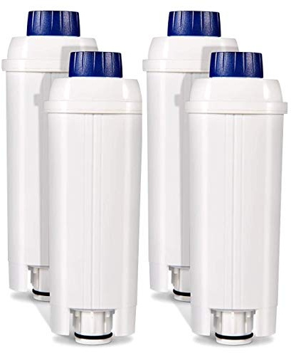 Aqualogis Kompatibel Wasserfilter für Delonghi Kaffeemaschinen DLSC002, De'longhi Wasserfilter Filterpatrone Aktiv Kohle Weichspüler, mit ECAM, Esam, ETAM, BCO, EC. (4er Pack)