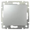 Conmutador doble 10AX/250V, modelo Valena, color aluminio, 14 x 44 x 44 centímetros (referencia: Legrand 770106)