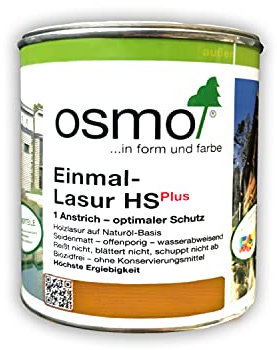 Osmo HS Plus 9212 Lasure à usage unique à base d'huile naturelle Transparent 0,75 l