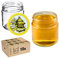 KADAX Petits pots de conserve 200 ml - Mini bocaux à confiture fi66 mm - Pour miel et épices - Bocaux en verre hermétiques - Verres ronds (10 pics d'abeilles)