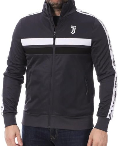 JUVENTUS Survêtement FC pour homme - Saison 22/23 - Taille L - Produit officiel - Survêtement de la Juve - Survêtement pour l'entraînement de football, schwarz