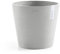 Ecopots Blumentopf Amsterdam Weiß Grau - Durchmesser Ø 17 cm rund klein - Pflanzentopf aus Recycling Kunststoff - Übertopf modern für Indoor und Outdoor
