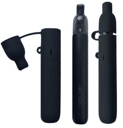Sigaretta Elettronica Svapo Wenax M1 Cover Custodia in Silicone Anticaduta Antiurto Antigraffio Igienica Alta Qualita' design unico (nera)