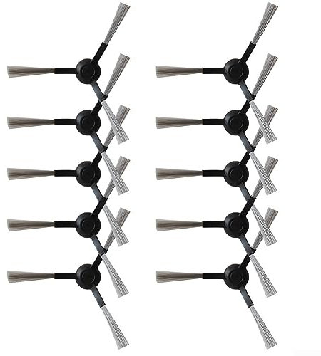 EpheyFIF 10 Packs Side Brushes Fit for ZOOZEE Z70 Robot Vacuum Cleaner Spin Edge Side Brush Spare Part Accessory