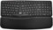 RVP+ Split Ergonomic Keyboard with Magnetic Wrist Rest (2.4 GHz), Wireless Keyboard, Bluetooth and USB Interface - Black