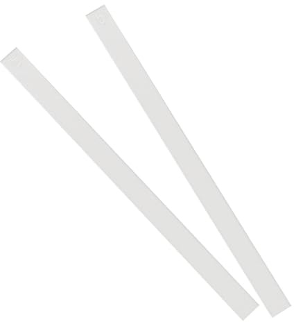 Qianly 2 Pieces Measuring Dough Strips Rolling Pin Guides 40cm Rolling Pin Spacers, Thickness 5mm
