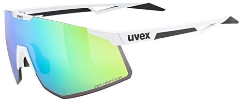 uvex Sonnenbrille PACE PERFORM CV – Weiß matt/spiegelgrün