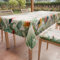 PETTI Artigiani Italiani - Nappe Anti-Taches Rectangulaire (140 x 240 cm) Couvre-Table de Cuisine, Motif Perroquets, X12 Places, 100% fabriquée en Italie