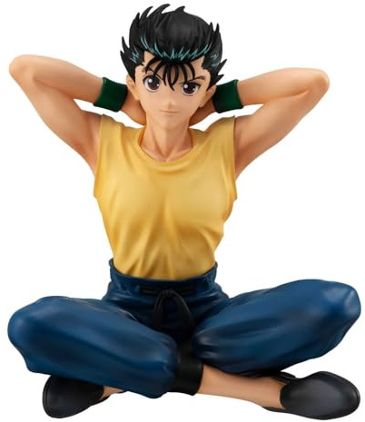 Megahouse, Yusuke Urameshi Yuyu Hakusho Actionfigur, G.E.M. Series, Palm Size, Mehrfarbig, MH840067, Sammelfigur, optimal für Anime-Fans