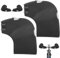 Gosknor Bike Handlebar Mitts, Winter Bike Handle Bar Gloves Waterproof Windproof Bicycle Mittens for Handlebars Warm Mountain Bike Bar Motorcycle Muffs Neoprene Bike Winter Gloves